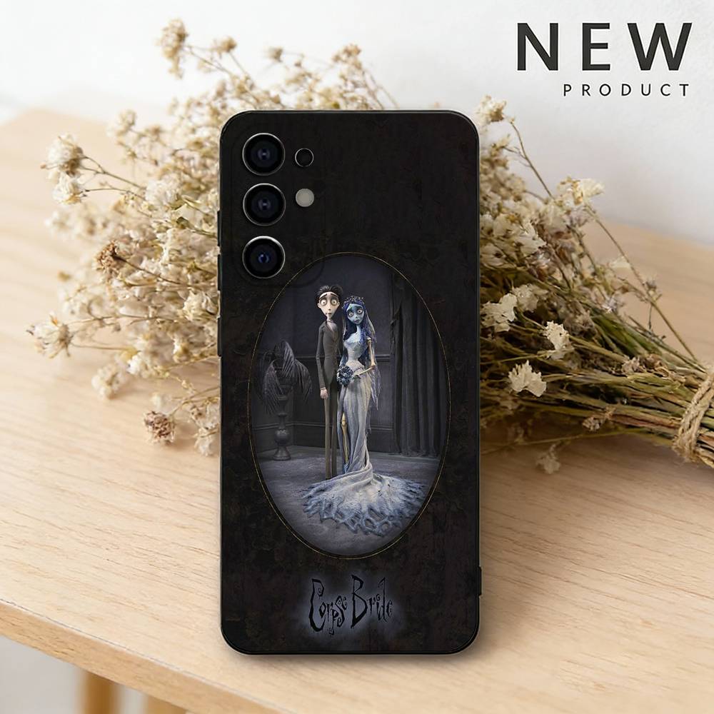 

C-Corpse B-Bride Victor phone Case For Samsung S26,25,24,21,22,23,30,20,Ultra,Plus,Fe,Lite Black Soft Cover Samsung S24fe