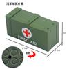 Military Weapon Box Building Block Doll Accessory Box Airdrop Box With Pattern Equipment Gun Ammunition Box Children'S Toy