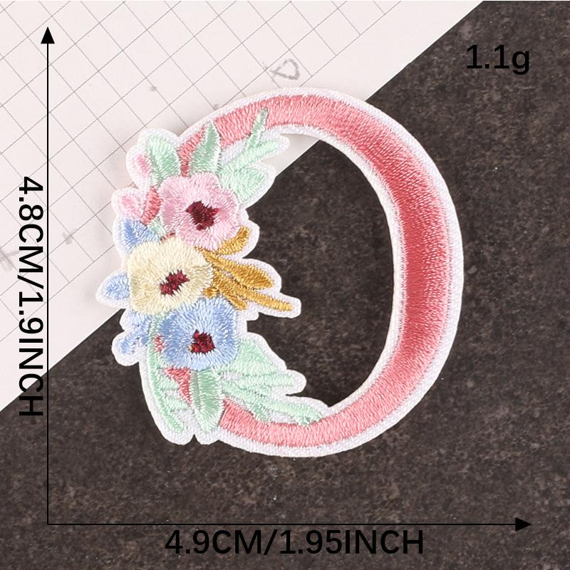 Embroidery Logo Cartoon Badge English Letter Patch Accessories Hand Account Diy Accessories Embroidery Sticker Cloth Sticker