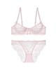 New sexy bra French ultra-thin big chest small underwear lace anti-sagging bra set Bra women