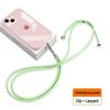 6mm Wearable Phone Lanyard: Crossbody Neck Strap with Clip, Sticker Pad, and Braided Hanging Rope.