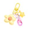 Shiny Five Petal Flower Star Keychain Candy Color Alloy Bag Charm Accessory Decoration For Women Girls Lady