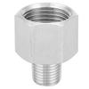 2PCS BSP Pipe Fitting Connector Stainless Steel Female Thread   Male Thread ConnectorFemale Thread 1 2in   Male Thread