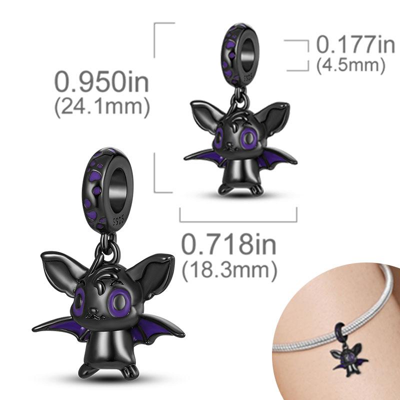 New Copper Halloween Skull Pumpkin Charm Bead Fit Original Pendant Bracelet Diy Halloween Holiday Decoration Souvenirs