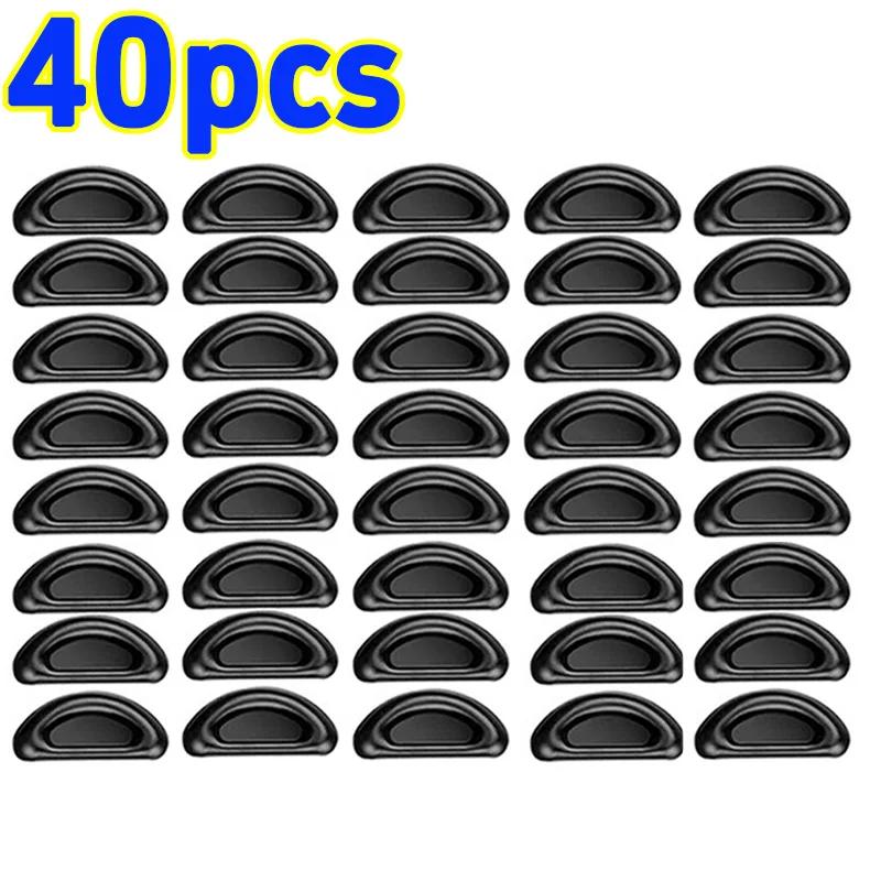 Schwarze Anti-Rutsch-Brillen-Nasenpads Silikon Klar Weich Selbstklebend Nasenhalter Unsichtbare Brille Luftpolster Nasenpads
