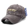 Distressed Baseball Cap Women Unisex Trendy Embroidered Letter Sun Visor Dad Hat