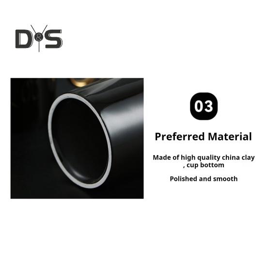 Saksehåndtak Keramikkkopp 350 ml Nyhet Frisør Frisør Te Kaffekrus Gave Fargerik Glasur Håndverkskopp