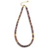 Colorful Natural Stone Beads Handmade Chain Y2K Fashion Necklace for Women Stainless Steel Waterproof Collar Jewelry Gift