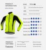 Men's Winter Waterproof Fleece Cycling Jacket - Warm, Windproof, Outdoor Bicycle Top