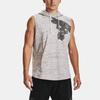 Under Armour Project Hooded Loose Training Sleeveless Vest Men tops Gray 1361746-112