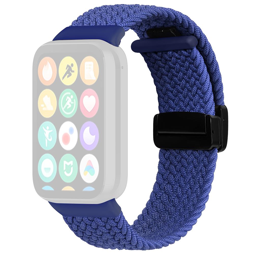For Xiaomi Smart Band 9 Pro/Band 8 Pro/Redmi Watch 4 Nylon Braided Band Magnetic Buckle Watch Strap