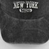 Retro Letter New York Embroidery Baseball Cap Visor Washed Cotton Baseball Hats Adjustable Peaked Cap For Man Women