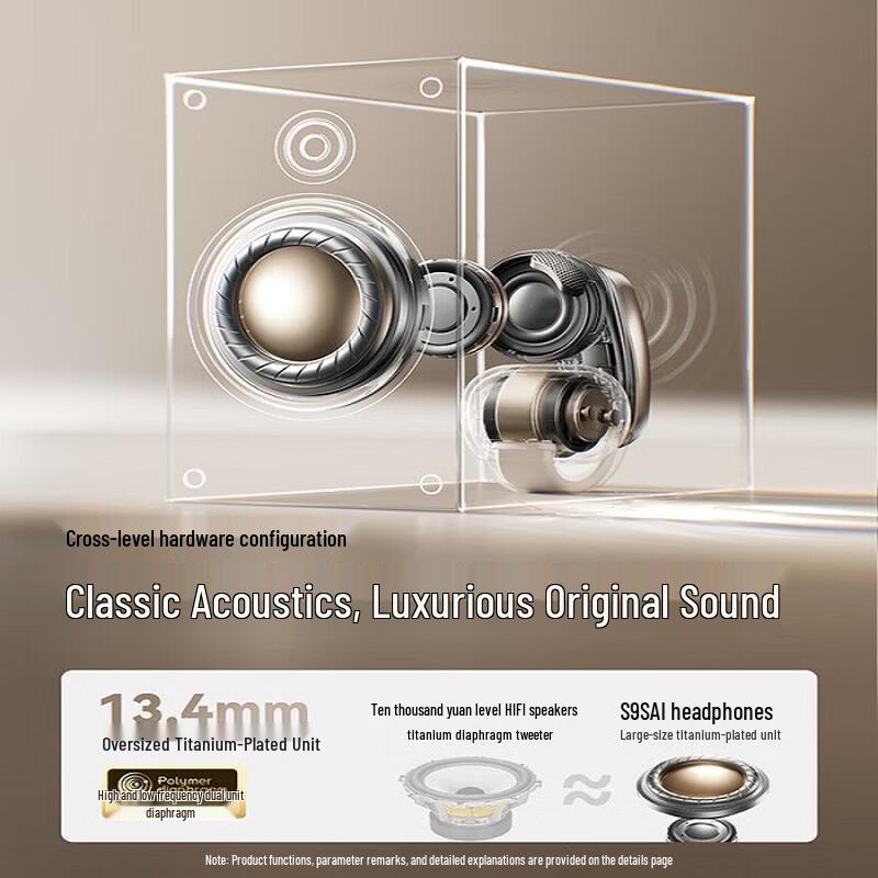 Sena S9S AI Open-Ear Clip-On Bluetooth Headphones