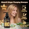 GleamXi Ingwer Volumenshampoo tägliche Reinigung für volles Haar, geschmeidig, leicht, erfrischend und sanfte Pflege, geeignet für eine Vielzahl von Haartypen 100ml