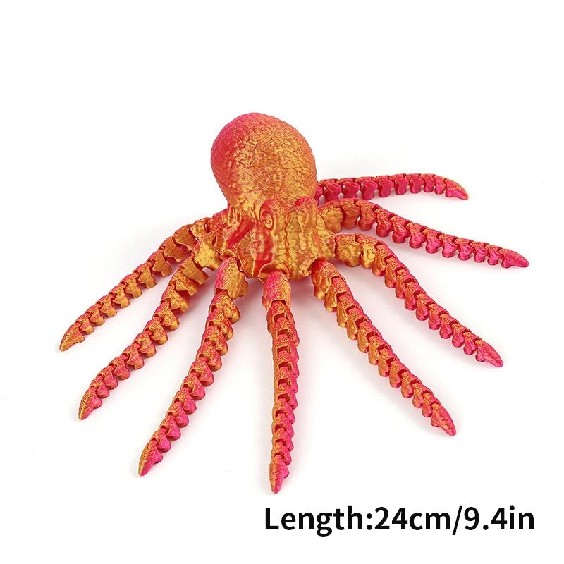 3D Printed Dragon Desk Accessorie Office Accessorie 3D Printed Snake Octopus Ornament Birthday Holiday Gifts Room Decor