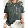 Women's Tee - Colorful Space Cartoon Pattern Graphic, Playful Galaxy Print Design for Casual Daily Wear
