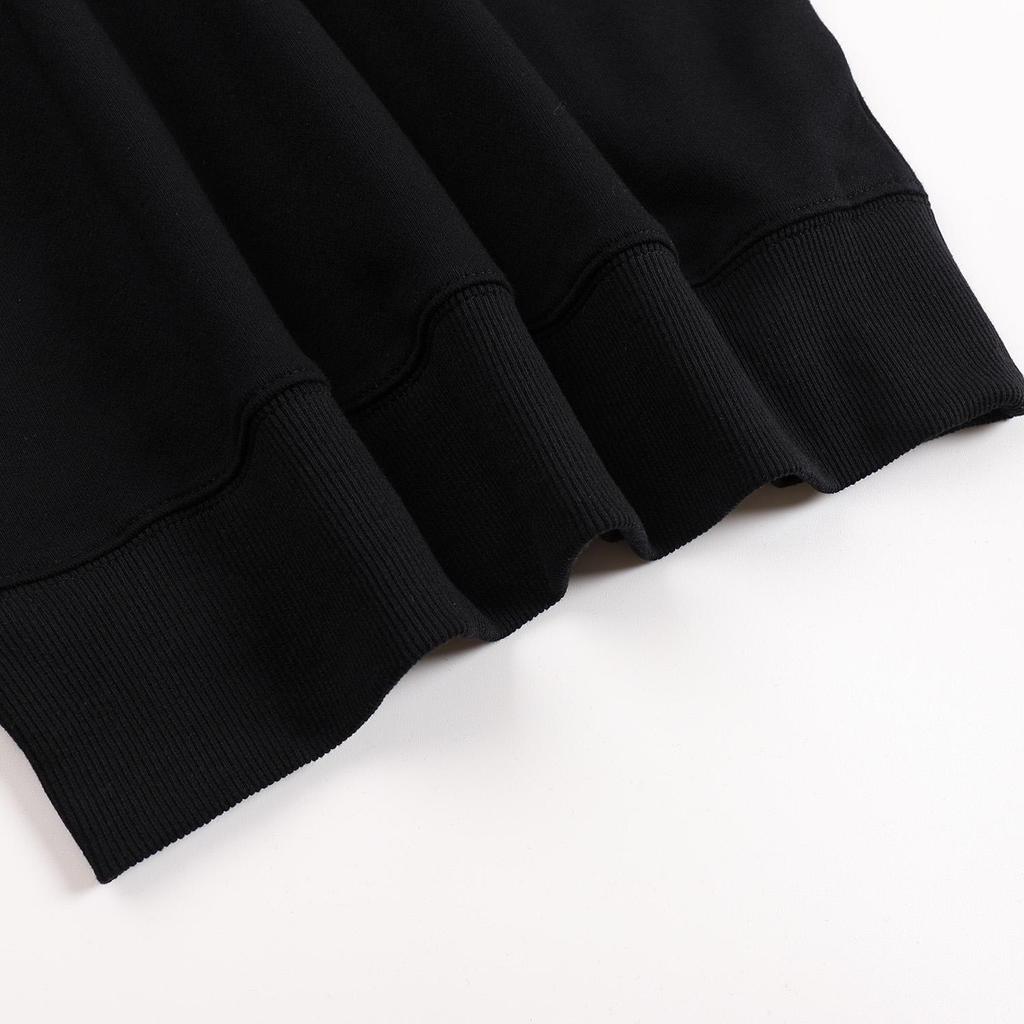 215 AMI 2025 Autumn and Winter New High-quality Cotton Round Neck Hoodie Men Pullover