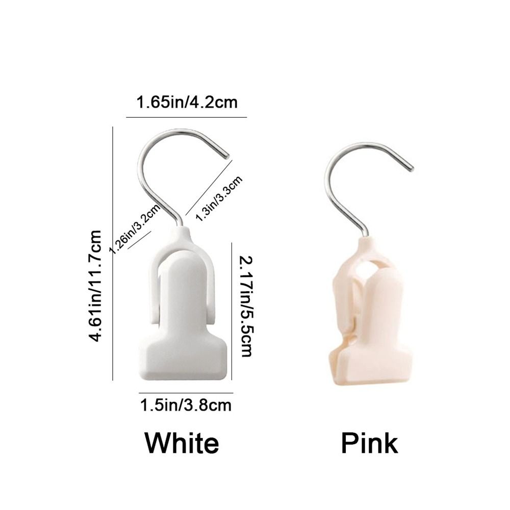 10Pcs Plastic Pants Socks Storage Clip Stackable Laundry Clothes Pegs Clothes Hangers  Closet