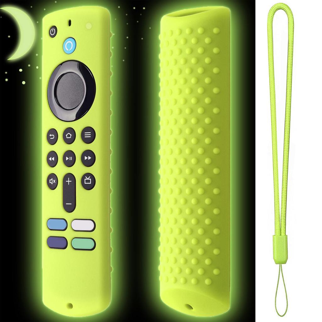 TV Remote Control Case Protector Case Luminous Silicone Cover 4K Remote Controller Skin Sleeve Smart TV Stick Case Replacement
