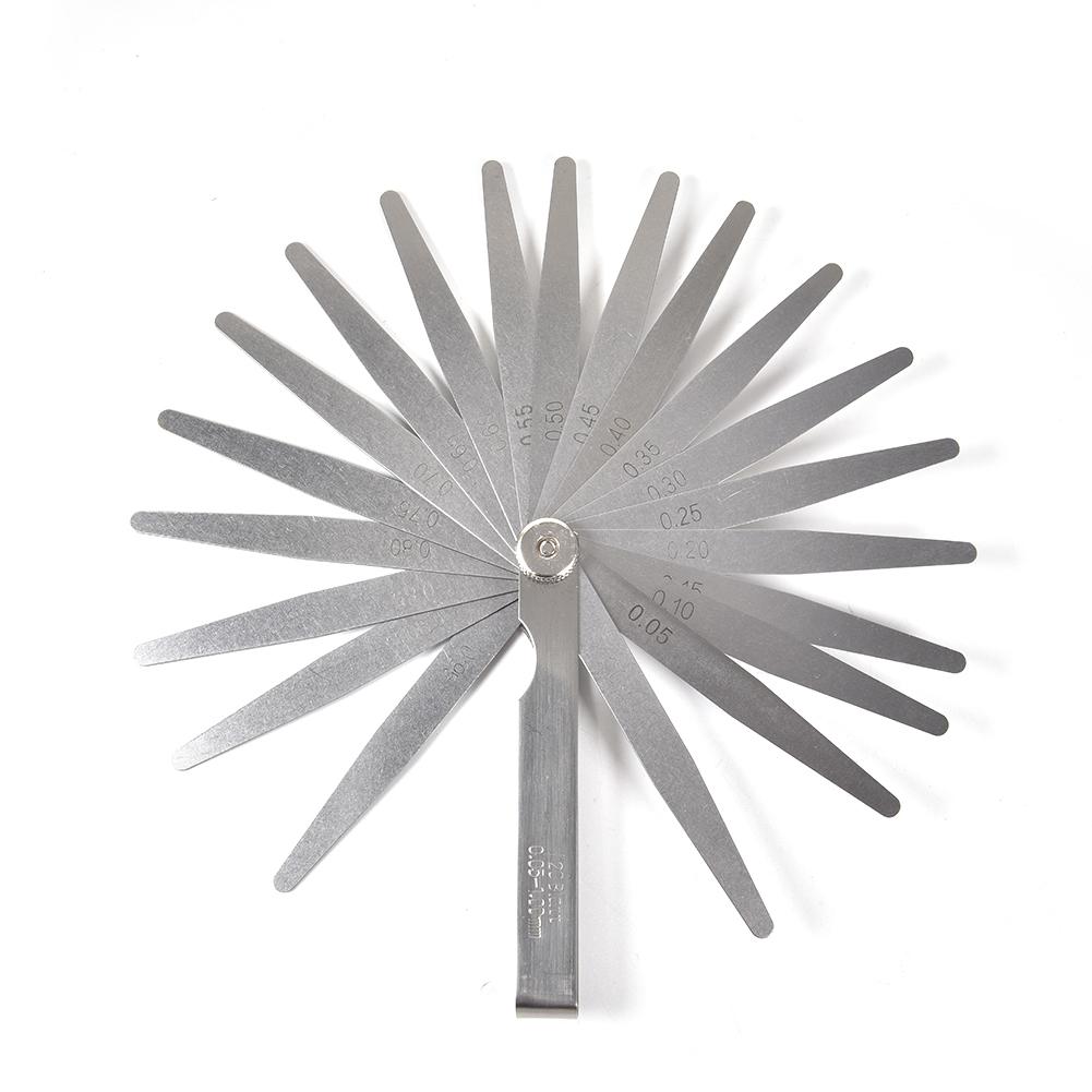 20 Blades 0.05-1.00MM Metric Feeler Gauge For Clearance Measurements Gauge Measure Tool For Feeler Gauge Valve Use
