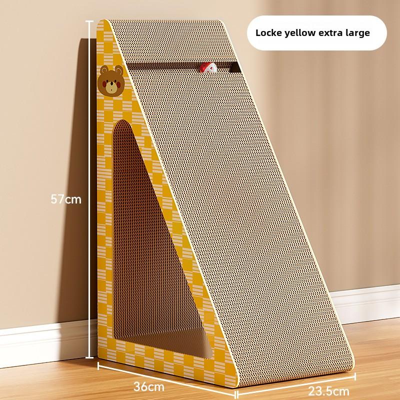 Cat Scratching Board Vertical Scratch-resistant Wear-resistant and Non-crumbling Corrugated Paw Grinding Artifact Cat Claw Board Cat Toys Cat Products