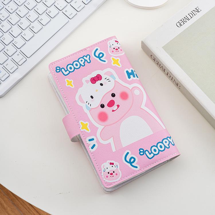 2026 New Cartoon Cash Holder: Large Capacity Money-Saving Book & Receipt Clip