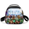 Lunch Bag Primary School Picnic Bag Round Ice Pack Rob Ross Printed Shoulder Portable Cartoon Meal Bag