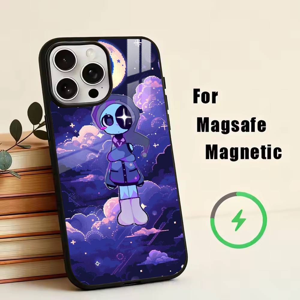 Cute Sprunki  Phone Case For iPhone17,16,15,14,13,12,11 Plus,Pro Magnetic For Magsafe Wireless Charging