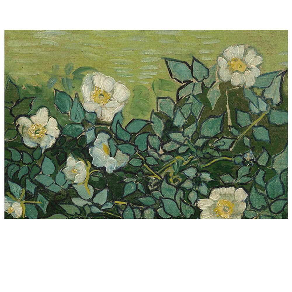 PVC Mat Placemats for Table Waterproof Dining Tableware Pad Monet Van Gogh Cup Bowl Costers Non-Slip Insulation Place Mats Set