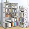 Jednoduchá knihovna Snadná montáž Knihovna Lze přesouvat Dětský regál na drobnosti Domácí nábytek Police na knihy Úložná skříňka Držáky