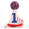 WAUAO Baseball 1st Birthday Party Hat - Rookie Of The Year Birthday Decorations,Baseball 1st Birthday Decorations,Baseball First Birthday Crown