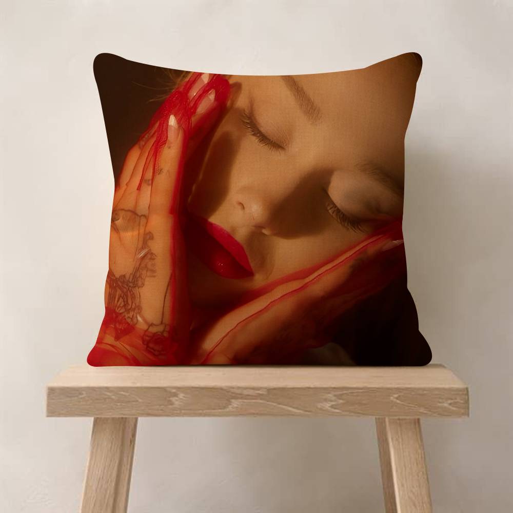 Singer A-Ariana G-Grande Cushion Cover Inches Farmhouse Decor Home Throw Pillow Covers For Couch Decorations