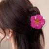 Egg Flower Hair Clip SetBauhinia Flower Back Head Grab Clip Elegant Shark Clip Hair Accessory Headwear
