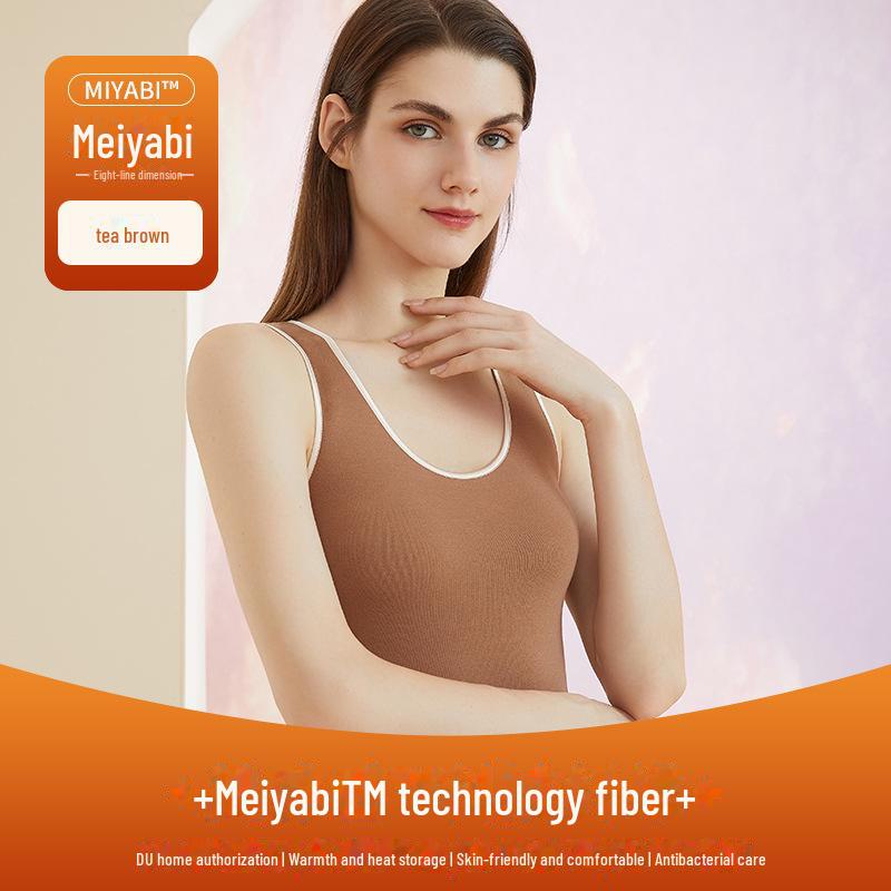 

Женский бесшовный жилет из немецкого бархата с функцией самонагрева – облегающий крой на осень/зиму M