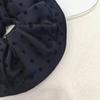 Double Layer Checkered Hair Clip Bow Women Hair Ropes Temperament Oversized Hair Scrunchies  Girls