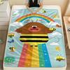 1PC Hey Duggee Patterned Flannel Blanket Suitable For All Seasons for Home Decor Warmth and Comfort Gifts Holiday Present