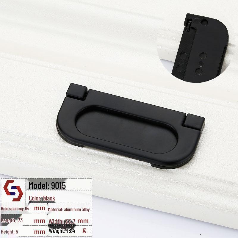 Mâner Sertar și Dulap Stil American Negru