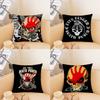 Pc Vintage FFive Finger Death Punch Band Pillow Case Fashion Square Pillowcase Bedroom Sofa Room Ins Decoration Leisure