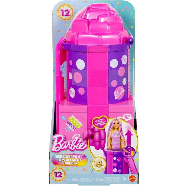Кукла Barbie Party Unboxed День рождения сюрприз с горкой День рождения щенка Подарочный набор кукла и аксессуары 12 сюрпризов J