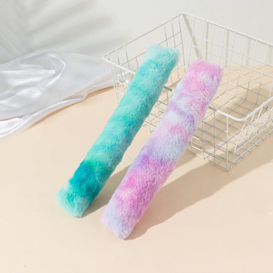 Cat Toy Interactive Catnip Toy Gradient Color Cat Plush Toy Bite-resistant Soft Cat Chewing Toy Pet Supplies