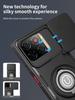 Anti-slip Armor Shockproof Case For ZTE Blade A56 Slide Camera Lens Protection Rotating Ring Stand TPU Frame Plastic Phone Cover
