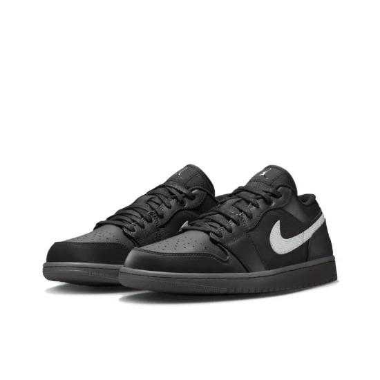Air Jordan 1 Low Black White Dark Gum HV5968-001 Unisex