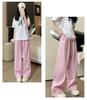 Women's Summer Retro Plaid Wide-Leg Pants - High Street Chic