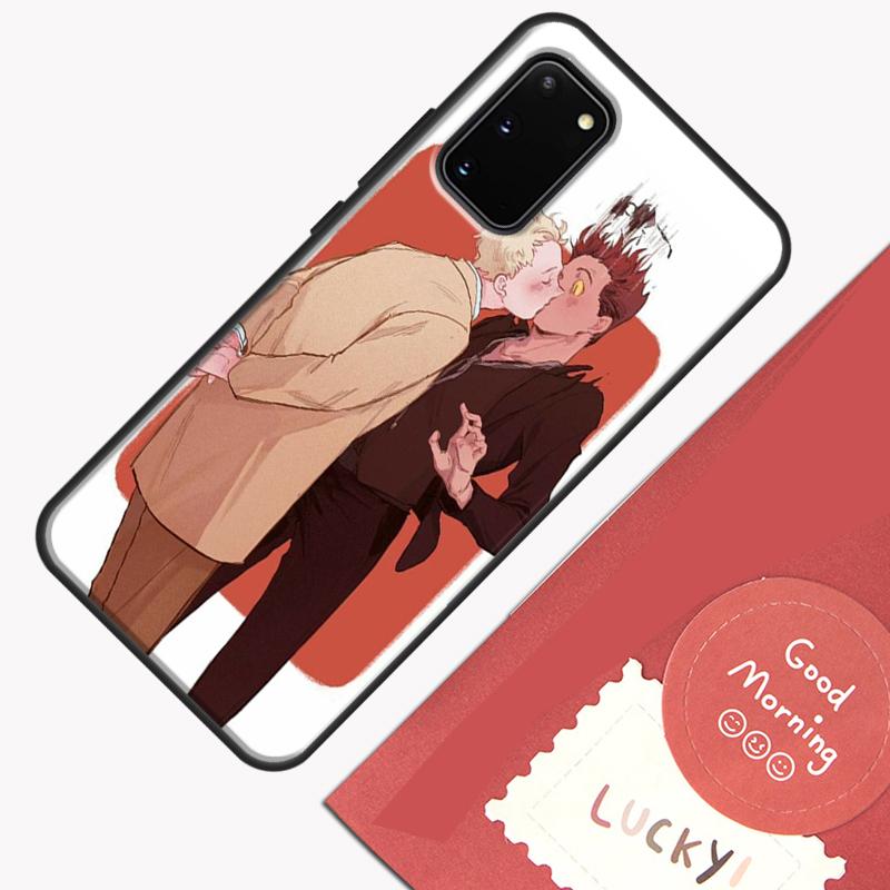 

Good Omens Phone Case For Samsung Galaxy S26 S25 S24 S20 S21 S22 S23 Ultra S10 Plus S25 FE Cover Shell Galaxy S25