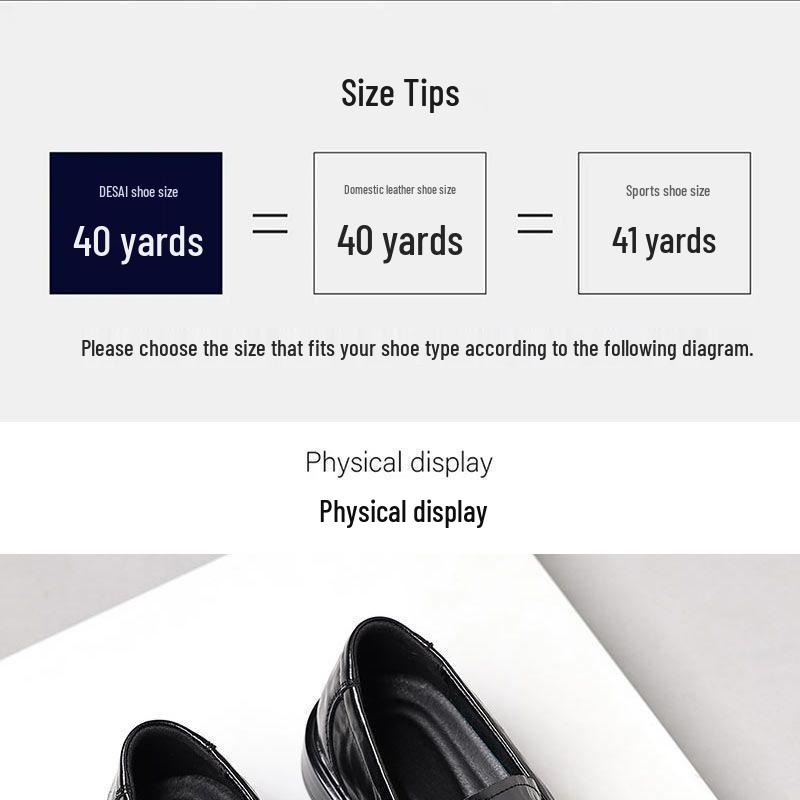 Men's Genuine Leather Cowhide Loafers - Formal Slip-on Shoes