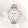 Fieldwork Women's Analog Watch with Silicone Strap and Flower Embossed Rose Pattern In Purple (JN043-1)