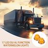 Watermelon Lights For Semi Truck Outline Watermelon Side Marker Clear Low Voltage Waterproof Lamp For Exterior Turn Trailer