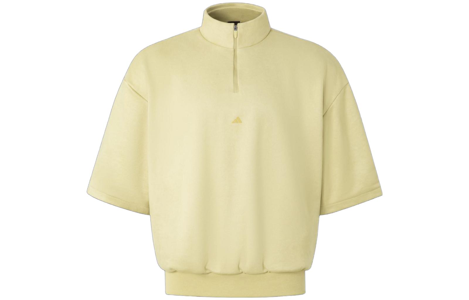 Adidas THE 2024 COLLECTION Sweatshirts Unisex Gold Stand Collar Moderate Regular IN7713 XXXXL