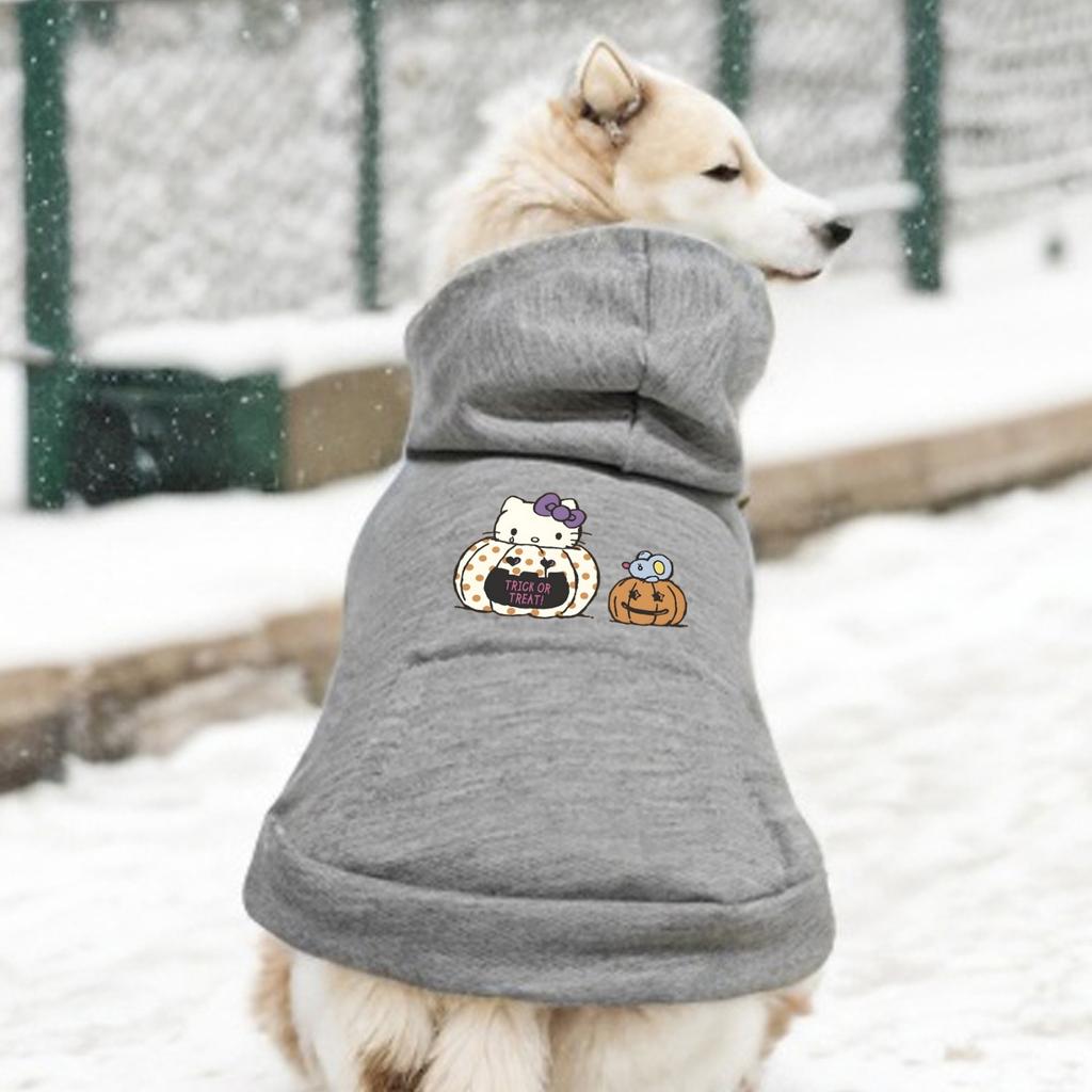 New autumn and winter cat and dog hoodies, cartoon hoodies, sports style dog and cat pet hoodies