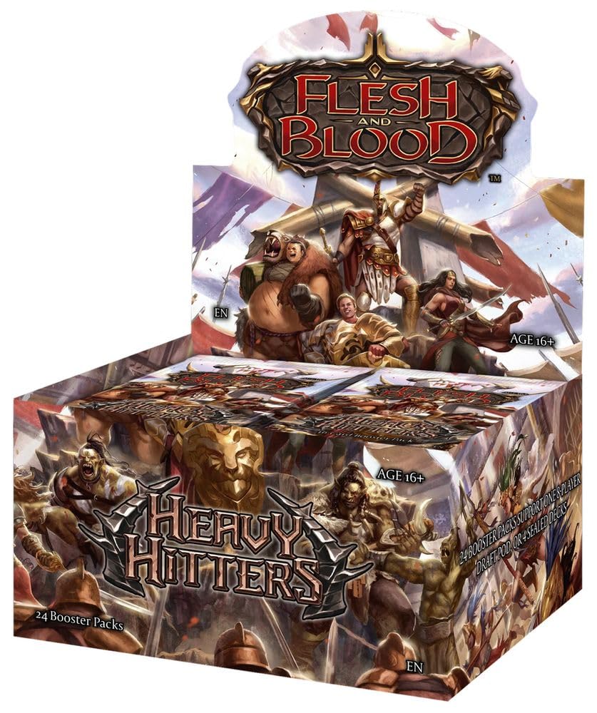 

Legendary Story Studios Flesh and Blood Heavy Hitters Booster Box CCG (24 Packs)